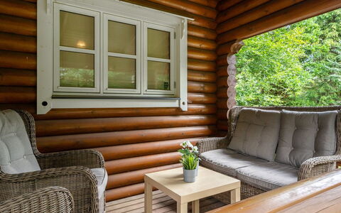 Erika - 250M from the Sea: Roof, Land Lot, Cottage, Home, Rural Area, Shed, Siding, Garden Buildings, Log Cabin, Hut