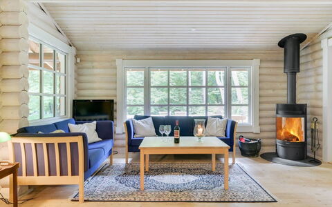 Erika - 250M from the Sea: Roof, Land Lot, Cottage, Home, Rural Area, Shed, Siding, Garden Buildings, Log Cabin, Hut