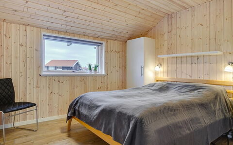Domi - 1.2Km from the Sea: Wood, Ceiling, Interior Design, Flooring, Floor, Bedroom, Room, Home, Light Fixture, Bed