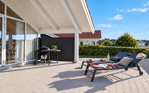 Domi - 1.2Km from the Sea: Outdoor Furniture, Shade, Flowerpot, Chair, Houseplant, Patio, Awning, Deck, Design, Porch
