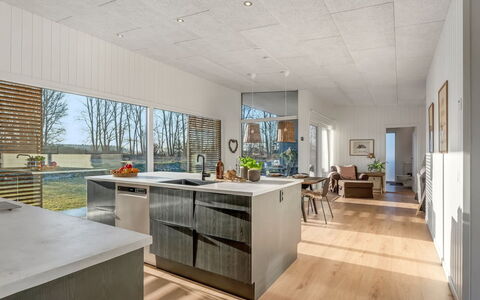 Vanna - 1.2Km from the Sea: Flooring, Wood, Ceiling, Floor, Kitchen, Interior Design, Wood Flooring, Countertop, Furniture, Home