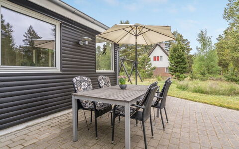 Bjarka - 2.9Km from the Sea: Cottage, Home, House, Roof, Porch, Estate, Siding, Garden Buildings, Farmhouse, Yard