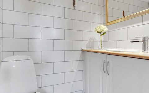 Edelgard - 4.5Km from the Sea: Wall, Flooring, Floor, Interior Design, Bathroom, Plumbing Fixture, Tile, Plumbing, Toilet