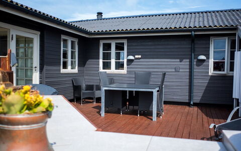 Algea - 300M from the Sea: Wood, Door, House, Home, Roof, Siding, Outdoor Furniture, Cottage, Deck, Porch