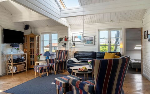 Algea - 300M from the Sea: Furniture, Wood, Home, Chair, Door, Cottage, Ceiling, Hardwood, Siding, Living Room