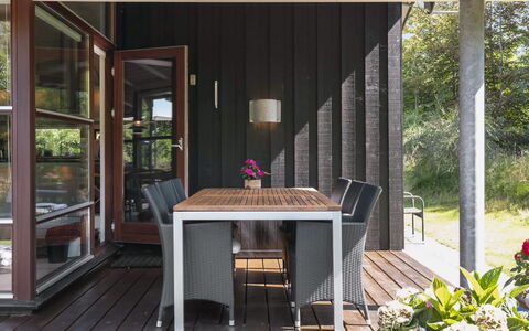 Angja - 800M from the Sea: Furniture, Chair, Wood, Table, Outdoor Furniture, Kitchen & Dining Room Table, Porch, Outdoor Table, Flooring, Hardwood