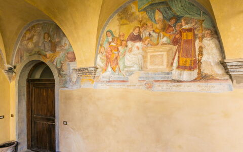 Il Convento: Cloud, Sky, Wood, Plant, Floor, Outdoor Furniture, Flooring, Shade, Chair, Hardwood