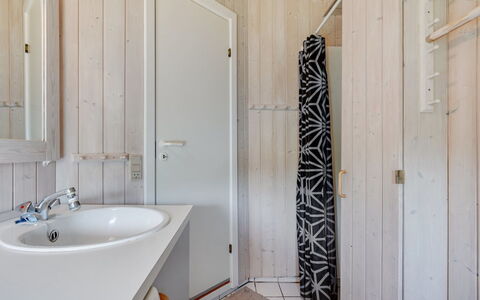 Jarmericus - 300M from the Sea: Wall, Flooring, Plumbing Fixture, Wood, Floor, Bathroom, Bathroom Sink, Interior Design, Sink, Bathroom Cabinet