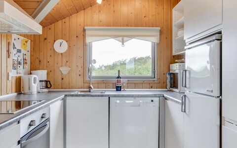 Bryniulf - 1.8Km from the Sea: Kitchen, Wood, Kitchen Appliance, Major Appliance, Ceiling, Interior Design, Home, Countertop, Home Appliance, Room