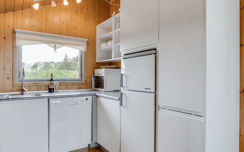 Bryniulf - 1.8Km from the Sea: Kitchen, Kitchen Appliance, Major Appliance, Wood, Interior Design, Flooring, Countertop, Ceiling, Floor, Home Appliance
