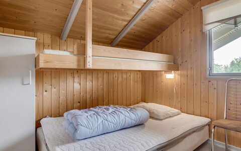 Bryniulf - 1.8Km from the Sea: Wall, Bedroom, Interior Design, Wood, Bed, Ceiling, Floor, Flooring, Bed Sheet, Bedding