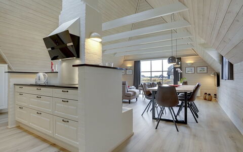 Ege - 200M from the Sea: Interior Design, Flooring, Wood, Ceiling, Furniture, Light Fixture, Floor, Kitchen, Countertop, Cabinetry