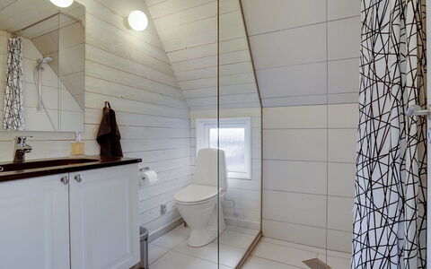 Ege - 200M from the Sea: Flooring, Wall, Interior Design, Plumbing Fixture, Wood, Floor, Ceiling, Bathroom, Light Fixture, Architecture