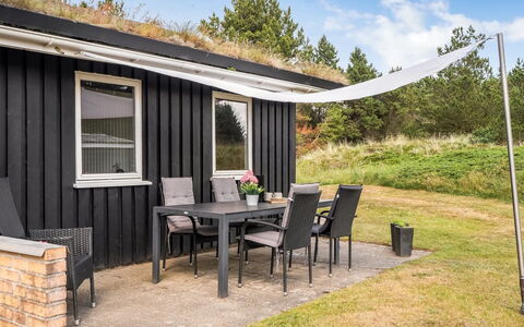 Gloria - 2.5Km from the Sea: Wood, Shade, Porch, Hardwood, Siding, Cottage, Wood Stain, Backyard, Plank, Outdoor Furniture