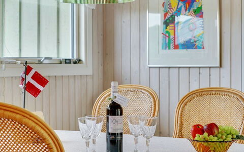 Erwith - 50M from the Sea: Interior Design, Furniture, Chair, Glass, Wood Stain, Natural Material, Dining Room, Light Fixture, Lampshade, Varnish