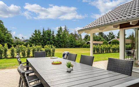 Tialda - 1.3Km from the Sea: Furniture, Outdoor Furniture, Wood, Outdoor Table, Table, Chair, Garden, Kitchen & Dining Room Table, Patio, Shade