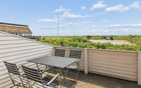 Tellervo - 2.4Km from the Sea: Furniture, Outdoor Furniture, Chair, Shade, Outdoor Table, Hardwood, Wood Stain, Deck, Yard, Plank