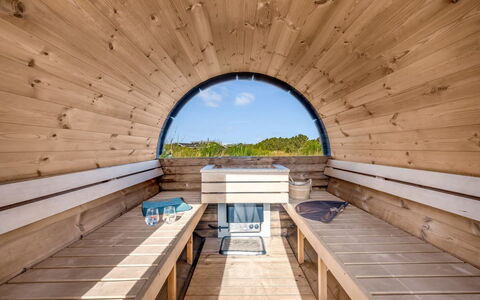 Teoline - 500M to the Fjord: House, Home, Door, Roof, Cottage, Estate, Garden, Shade, Siding, Yard