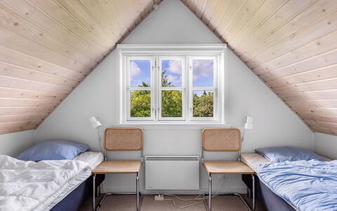 Thorben - 3.5Km from the Sea: Wood, Bedroom, Interior Design, Bed, Ceiling, Floor, Furniture, Home, Room, Bedding