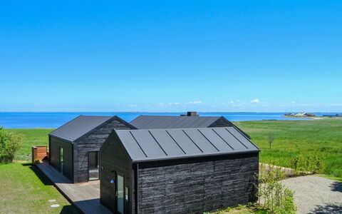 Rudolf - 95M from the Sea: Blue, Roof, Cottage, Siding, Shed, Garden Buildings, Plank, Hut, Farmhouse