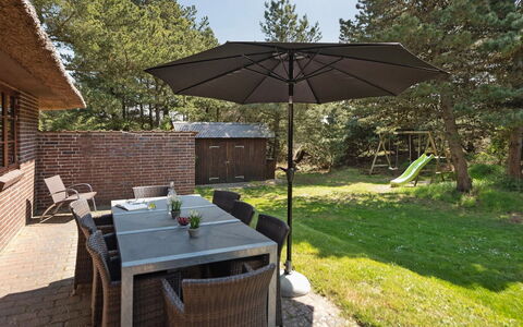 Satzur - 800M from the Sea: Furniture, Outdoor Furniture, Chair, Wood, Table, Umbrella, Outdoor Table, Kitchen & Dining Room Table, Garden, Shade