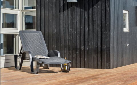Janni - 250M from the Sea: Roof, House, Home, Cottage, Siding, Estate, Driveway, Garden Buildings, Yard, Shed