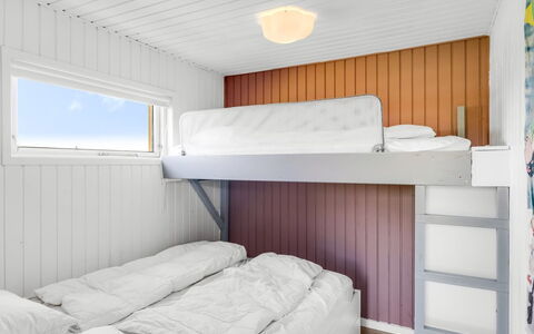 Uffi - 300M from the Sea: Bedroom, Wood, Bed, Bed Sheet, Bunk Bed, Bedding, Floor, Interior Design, Flooring, Ceiling