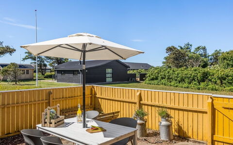 Uffi - 300M from the Sea: Outdoor Furniture, Furniture, Umbrella, Shade, Outdoor Table, Chair, Garden, Landscaping, Patio, Yard