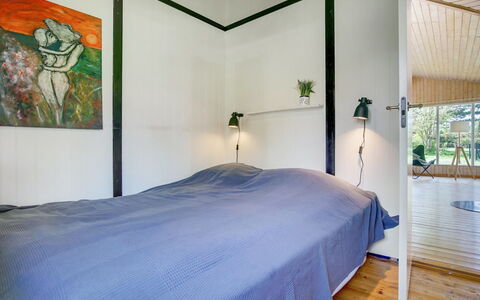 Morle - 600M from the Sea: Flooring, Interior Design, Floor, Wood, Ceiling, Bedroom, Furniture, Lighting, Bed, Light Fixture