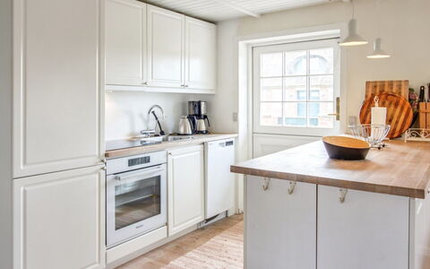 Iivari - 1.5Km from the Sea: Countertop, Kitchen, Flooring, Cabinetry, Kitchen Appliance, Interior Design, Furniture, Wood, Floor, Kitchen Sink