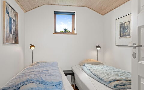 Legolas - 50M from the Sea: Wall, Bedroom, Bed, Wood, Bed Sheet, Ceiling, Bedding, Floor, Interior Design, Bed Frame