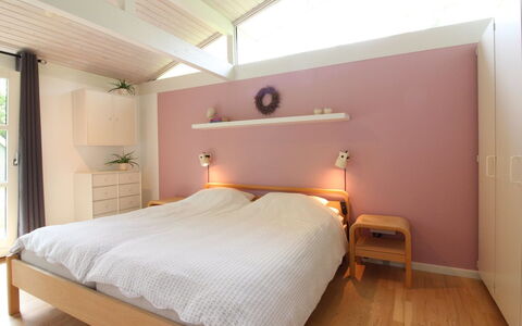 Seraphina - 2Km from the Sea: Furniture, Bed, Bedroom, Interior Design, Wall, Bedding, Floor, Wood, Bed Sheet, Ceiling