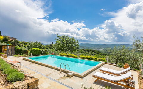 Lunaria + Solaria + Nuvola: Cloud, Sky, Water, Plant, Swimming Pool, Azure, Tree, Outdoor Furniture, Shade, Rectangle