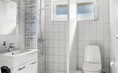 Maija - 1.4Km from the Sea: Bathroom, Plumbing Fixture, Interior Design, Sink, Flooring, Toilet, Floor, Bathroom Sink, Tap, Plumbing