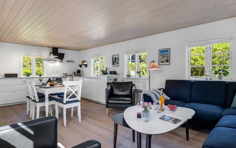 Soleil - 300M from the Sea: Wood, Furniture, Home, House, Interior Design, Door, Living Room, Cottage, Couch, Ceiling