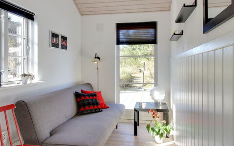 Soleil - 300M from the Sea: Furniture, Flooring, Wood, Interior Design, Floor, Ceiling, Home, Lighting, Living Room, Room