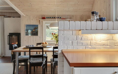 Annli - 1.5Km from the Sea: Furniture, Flooring, Interior Design, Wood, Kitchen, Floor, Light Fixture, Countertop, Ceiling, Lighting