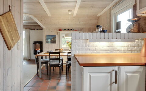 Annli - 1.5Km from the Sea: Furniture, Flooring, Interior Design, Wood, Floor, Kitchen, Countertop, Ceiling, Room, Light Fixture