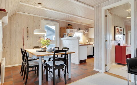 Annli - 1.5Km from the Sea: Furniture, Flooring, Interior Design, Floor, Wood, Ceiling, Kitchen & Dining Room Table, Dining Room, Chair, Room