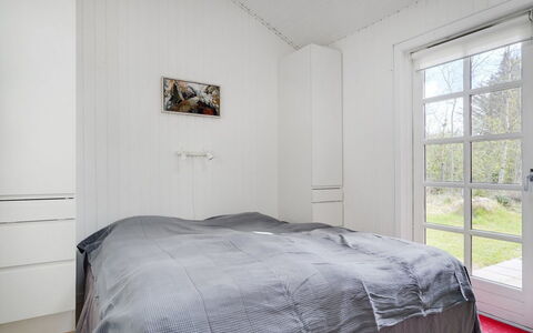 Ansberga - 1Km from the Sea: Bed, Bedroom, Bed Sheet, Wood, Bedding, Interior Design, Floor, Flooring, Ceiling, Furniture