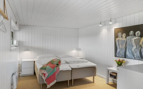 Athina - 200M from the Sea: Interior Design, Ceiling, Flooring, Floor, Furniture, Lighting, Light Fixture, Bedroom, Room, Bed