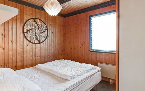 Maini - 600M from the Sea: Bedroom, Wood, Bed, Bed Sheet, Ceiling, Floor, Interior Design, Bedding, Flooring, Bed Frame