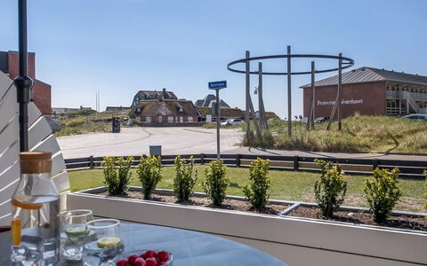 Jano - 100M from the Sea: Sky, Outdoor Furniture, Shade, Chair, Outdoor Table, Walkway, Patio, Villa