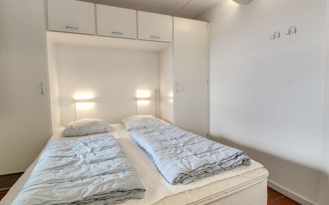 Halina - 100M from the Sea: Interior Design, Floor, Flooring, Bedroom, Bed, Furniture, Ceiling, Room, Bed Sheet, Bedding