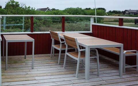 Piotr - 800M from the Sea: Furniture, Wood, Outdoor Furniture, Flooring, Floor, Table, Chair, Outdoor Table, Hardwood, Wood Stain