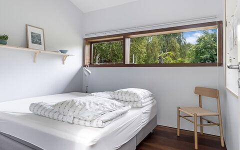 Felia - 500M from the Sea: Interior Design, Bedroom, Bed, Flooring, Furniture, Floor, Bedding, Bed Sheet, Room, Ceiling