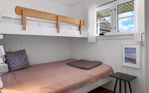 Christensen - 100M from the Sea: Bedroom, Wood, Bed, Floor, Flooring, Interior Design, Bunk Bed, Bed Sheet, Bedding, Bed Frame