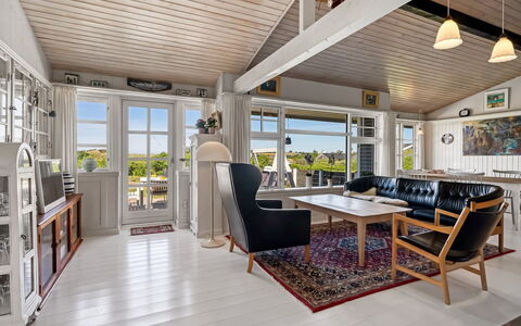 Katri - 500M from the Sea: Interior Design, Flooring, Wood, Furniture, Floor, Ceiling, Wood Flooring, Home, Door, Living Room