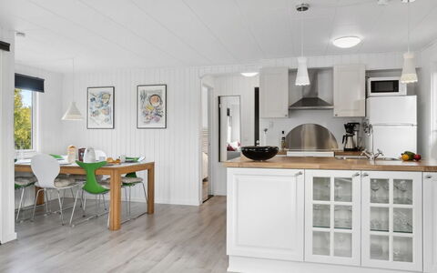 Silvana - 750M from the Sea: Flooring, Furniture, Wood, Interior Design, Kitchen, Countertop, Floor, Ceiling, Cabinetry, Major Appliance