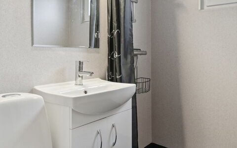 Silvana - 750M from the Sea: Bathroom Sink, Plumbing Fixture, Bathroom, Sink, Interior Design, Flooring, Tap, Floor, Plumbing, Room